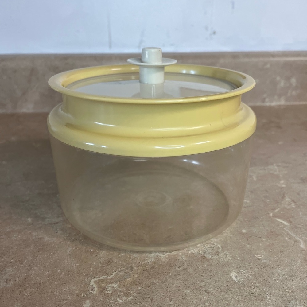 Vintage Tupperware Acrylic Canister